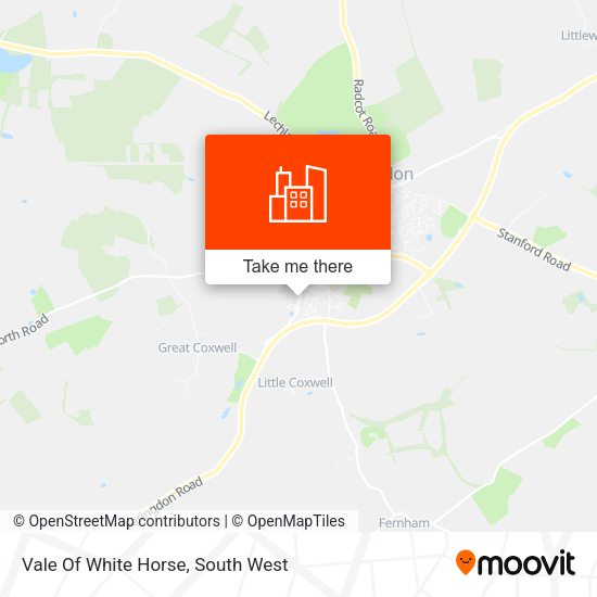 Vale Of White Horse map