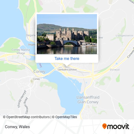 Conwy map