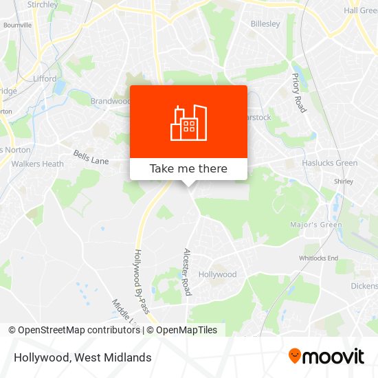 Hollywood map