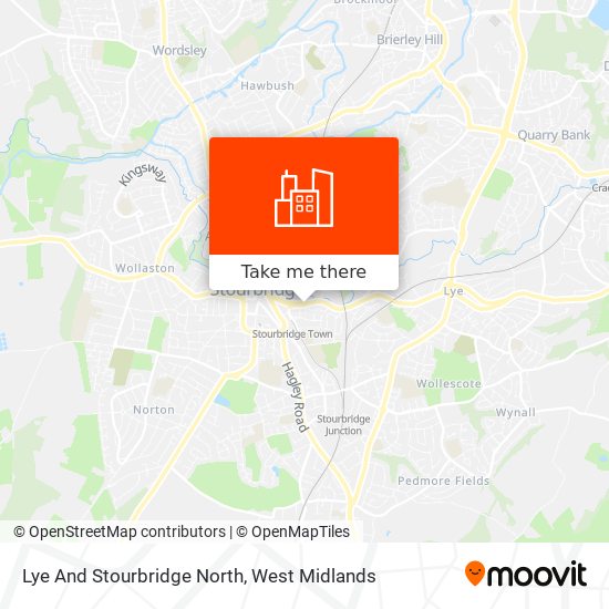 Lye And Stourbridge North map