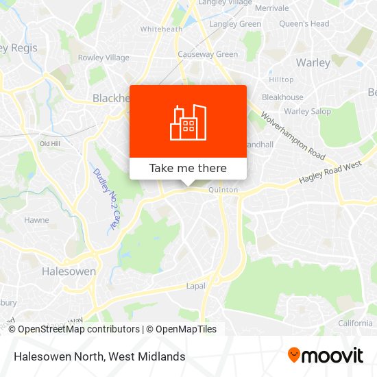 Halesowen North map