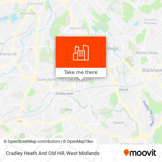 Cradley Heath And Old Hill map