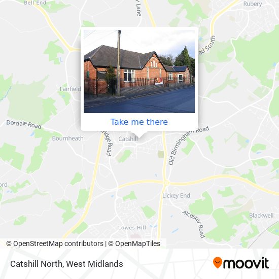 Catshill North map