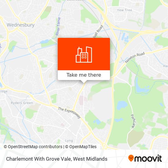 Charlemont With Grove Vale map