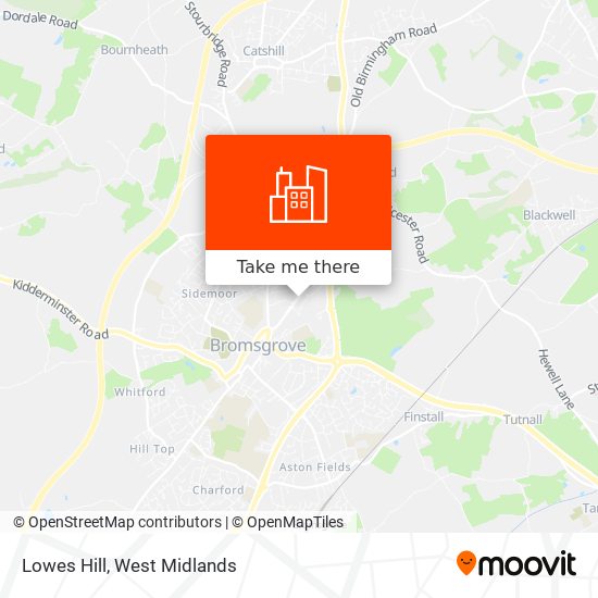 Lowes Hill map