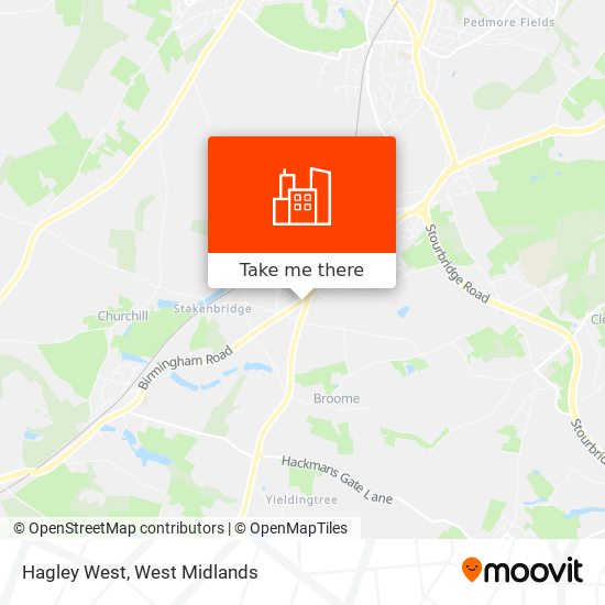 Hagley West map