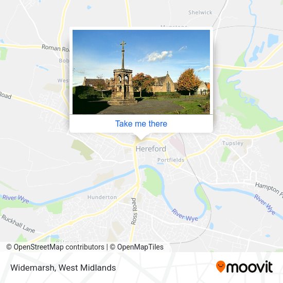 Widemarsh map