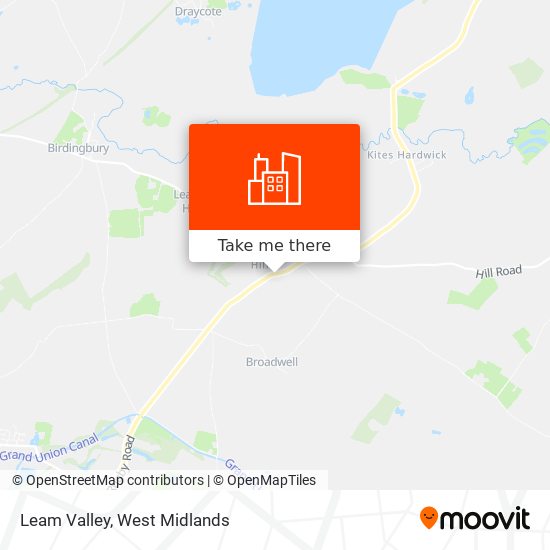 Leam Valley map