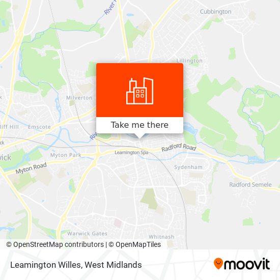Leamington Willes map