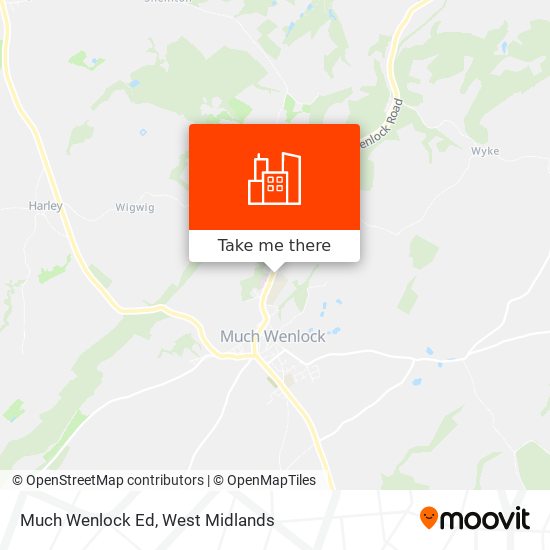 Much Wenlock Ed map