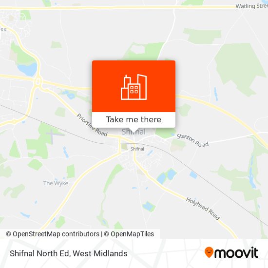 Shifnal North Ed map