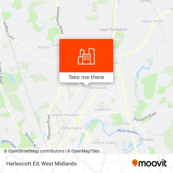 Harlescott Ed map