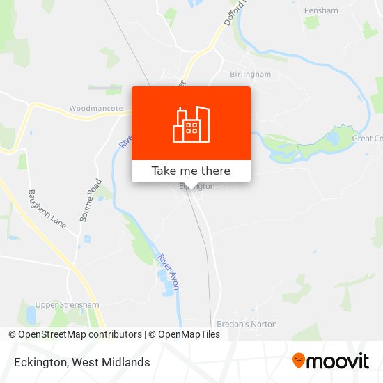 Eckington map