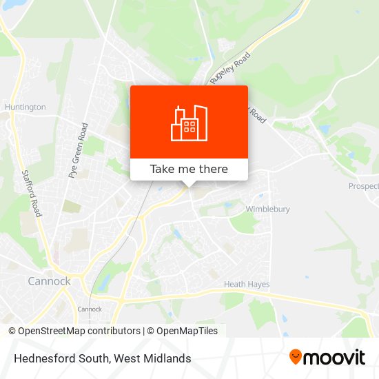 Hednesford South map
