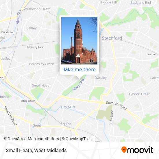 Small Heath map