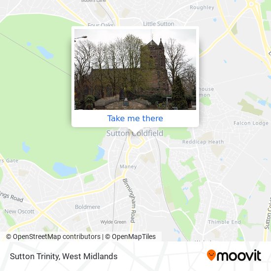 Sutton Trinity map