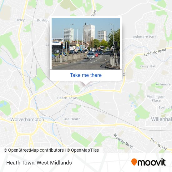Heath Town map