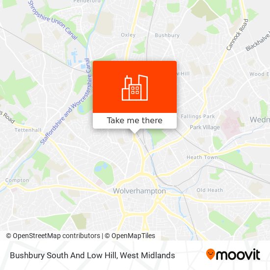 Bushbury South And Low Hill map