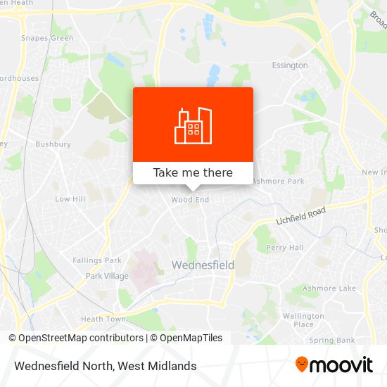 Wednesfield North map