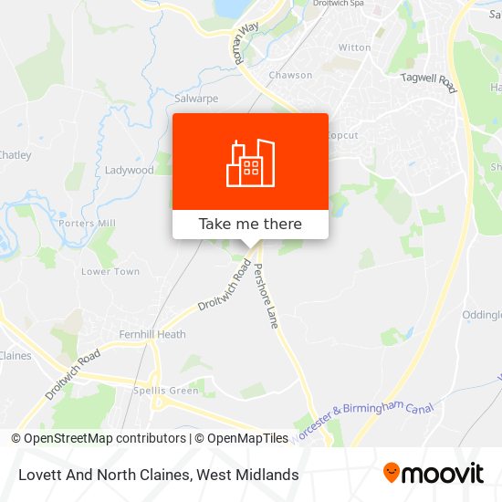 Lovett And North Claines map