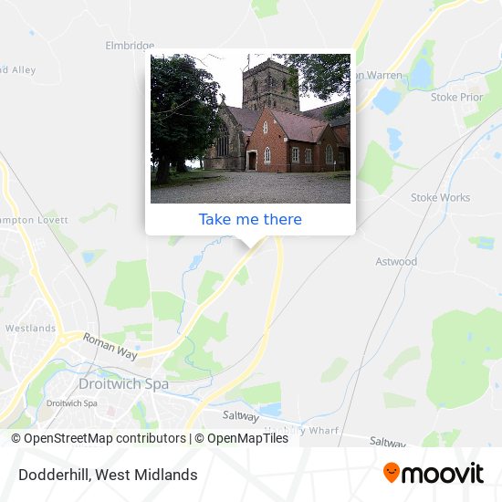 Dodderhill map
