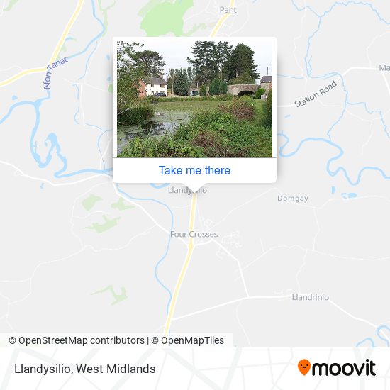 Llandysilio map