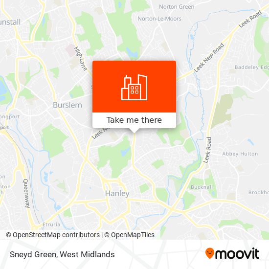 Sneyd Green map