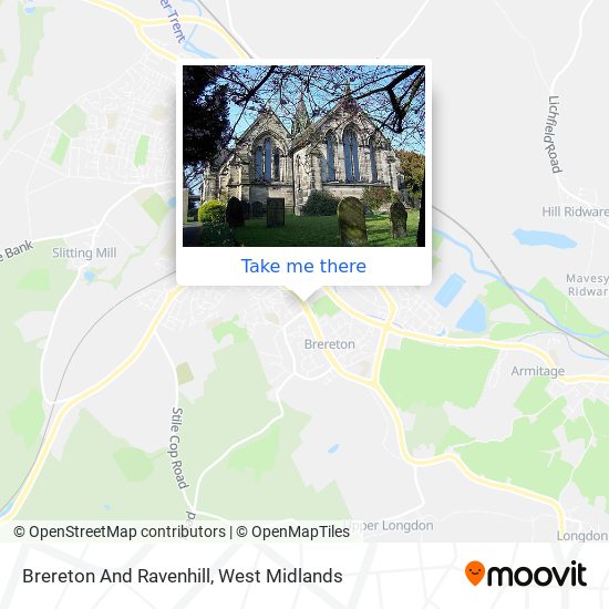 Brereton And Ravenhill map
