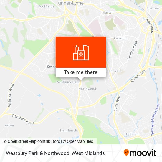 Westbury Park & Northwood map