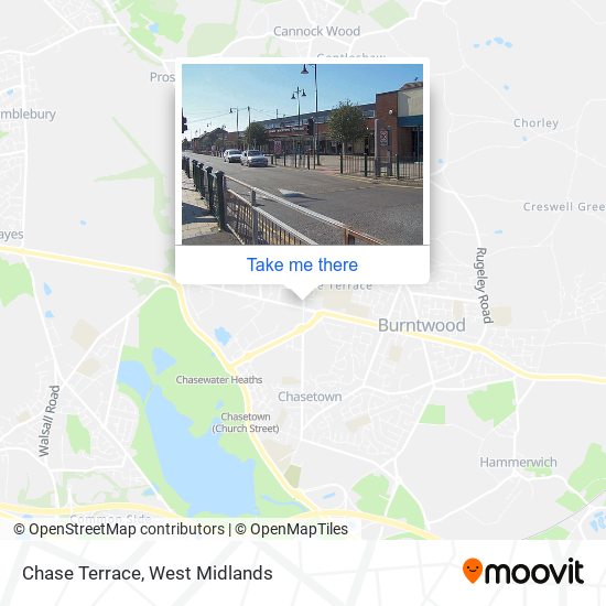 Chase Terrace map