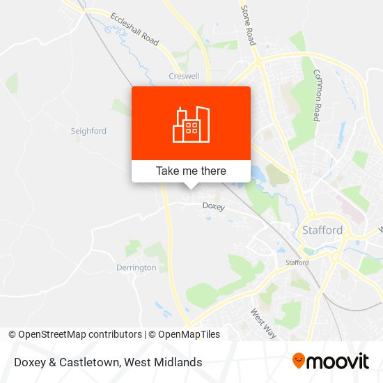 Doxey & Castletown map