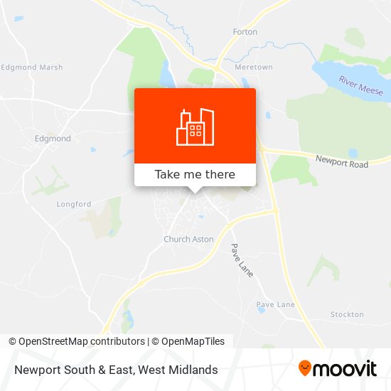 Newport South & East map
