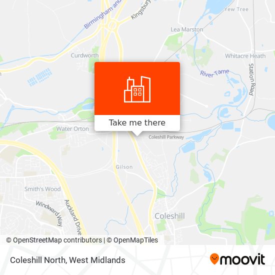 Coleshill North map
