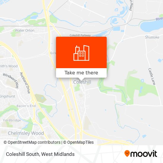 Coleshill South map