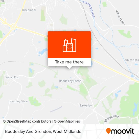 Baddesley And Grendon map
