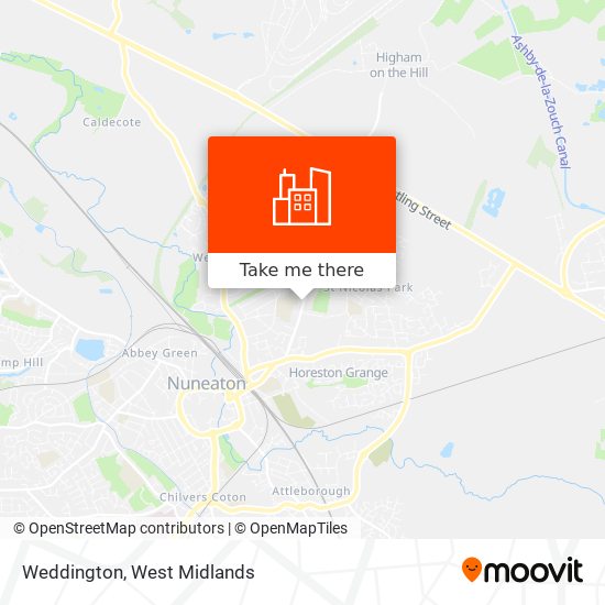 Weddington map