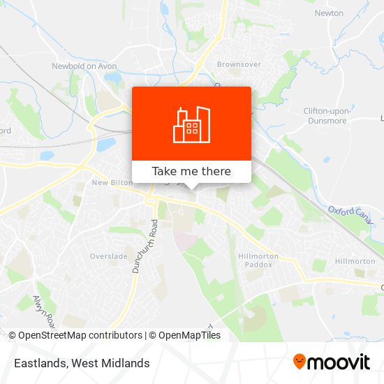 Eastlands map