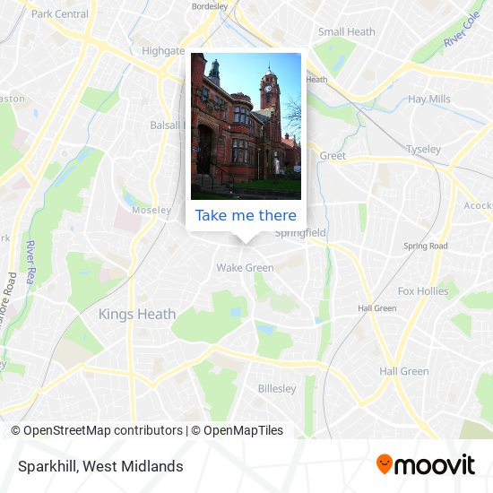 Sparkhill map