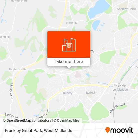 Frankley Great Park map