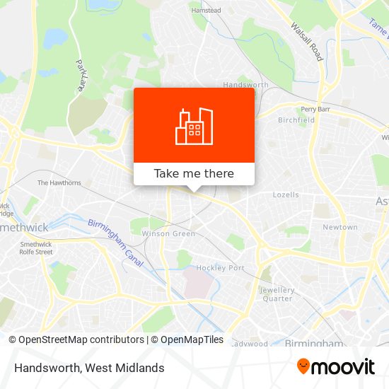 Handsworth map