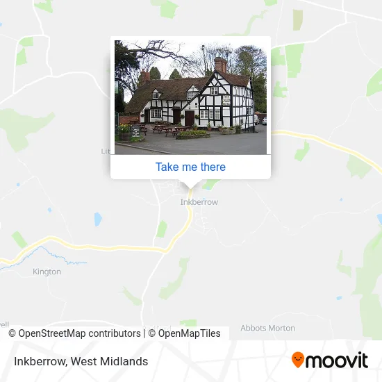 Inkberrow map