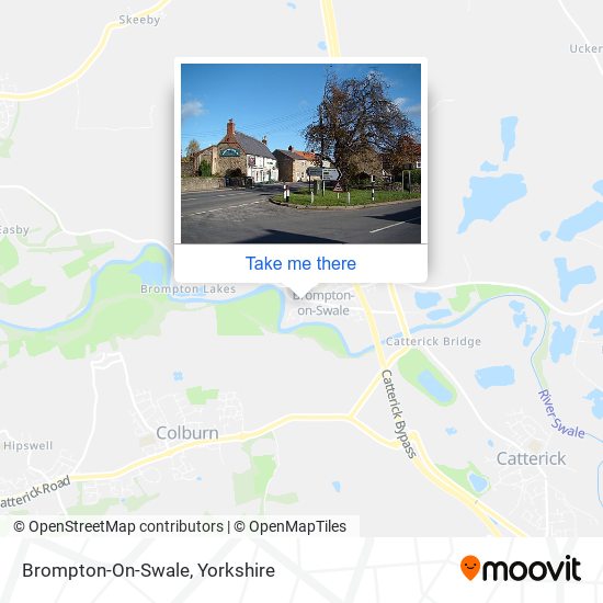 Brompton-On-Swale map