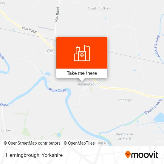 Hemingbrough map
