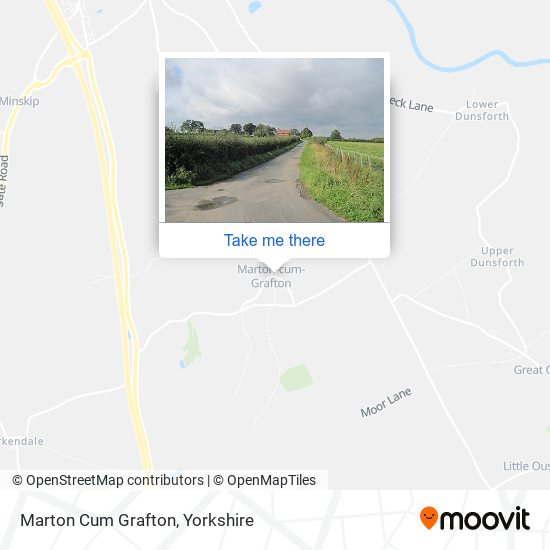 Marton Cum Grafton map