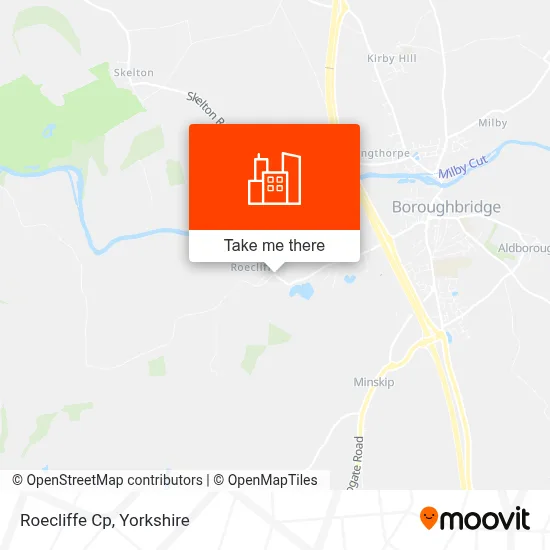 Roecliffe Cp map