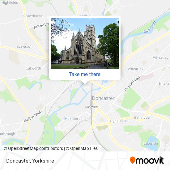 Doncaster map