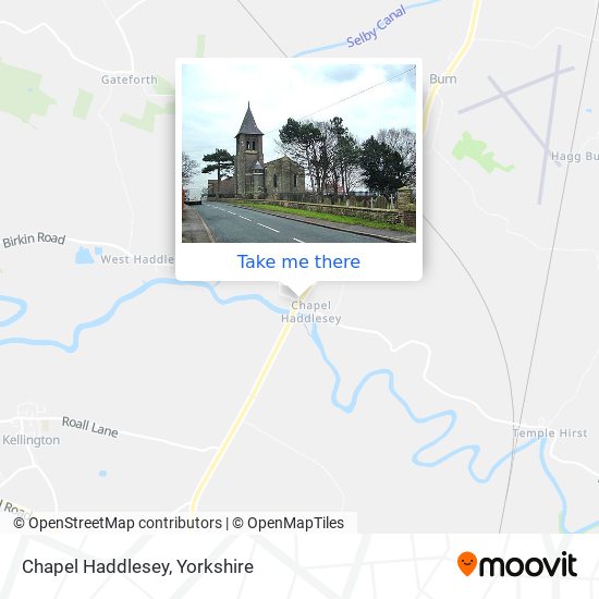 Chapel Haddlesey map