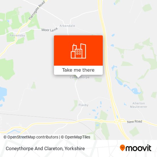 Coneythorpe And Clareton map