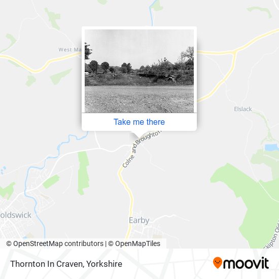 Thornton In Craven map