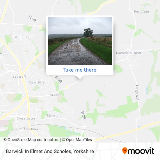 Barwick In Elmet And Scholes map